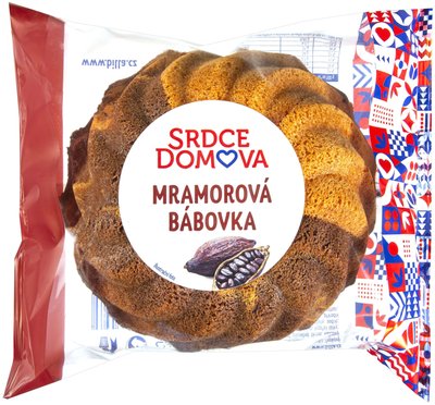 Obrázek Srdce domova Mramorová bábovka 400g