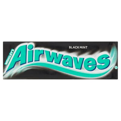 Obrázek ŠETŘÍME JÍDLEM: Wrigley's Airwaves Black Mint 10 ks 14g