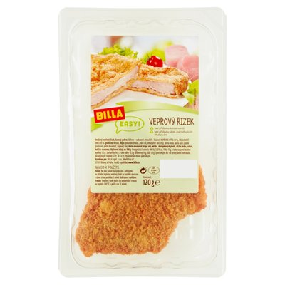 Obrázek ŠETŘÍME JÍDLEM: BILLA EASY Vepřový řízek 120g