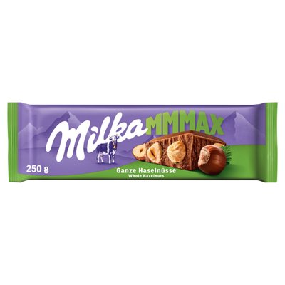 Obrázek Milka čokoláda Mmmax mléčná s celými ořechy 250g