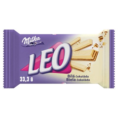 Obrázek Milka Leo Bílá čokoláda Čokoládová tyčinka Samostatné balení 33.3 g