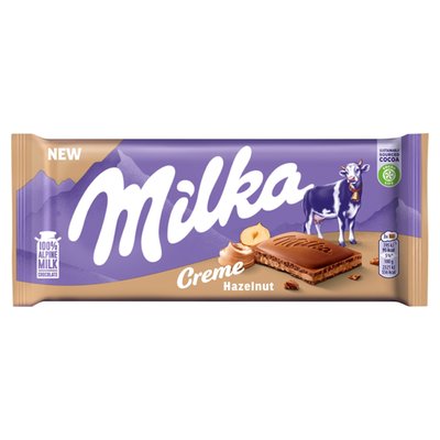 Obrázek Milka Čokoláda Hazelnut Créme Mléčná 85g