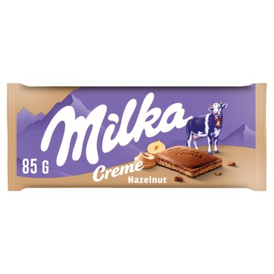 Obrázek Milka čokoláda Hazelnut créme mléčná 85g