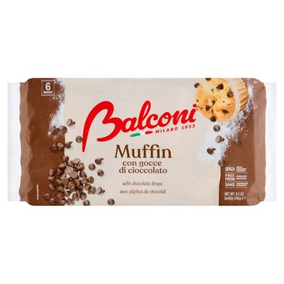 Obrázek Balconi Muffin con Gocce di Cioccolato 6 x 40g (240g)
