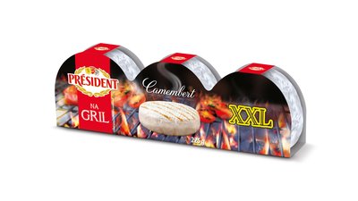 Obrázek ŠETŘÍME JÍDLEM: Président Camembert na gril natur 3*75 g
