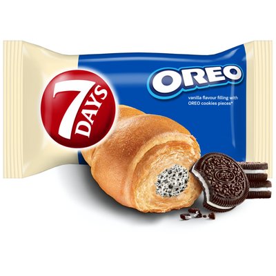 Obrázek 7 Days Croissant Oreo s vanilkovou příchutí a kousky kakaových sušenek 60g