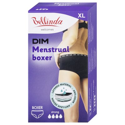 Obrázek Menstruační boxerky Strong černé XL