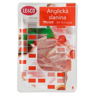 Obrázek ŠETŘÍME JÍDLEM: Le & Co Shaved Anglická slanina 100g