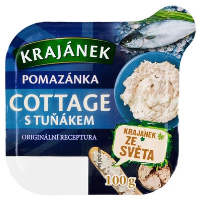 Obrázek ŠETŘÍME JÍDLEM: Krajánek Pomazánka cottage s tuňákem 100g