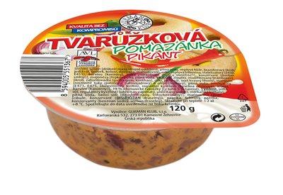 Obrázek Gurmán Klub Tvarůžková pomazánka pikant 120g