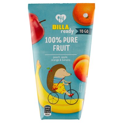 Obrázek BILLA Ready 100% ovocná šťáva 200ml