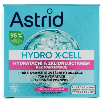 Obrázek Astrid Hydro X·Cell hydratační a zklidňující krém 50ml