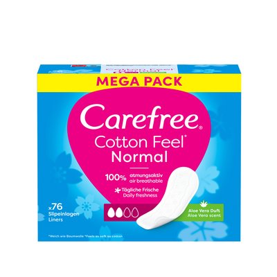 Obrázek Carefree® Cotton Feel Aloe 76 ks