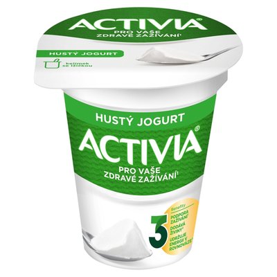 Obrázek Activia probiotický jogurt bílý, zrající v kelímku 280g