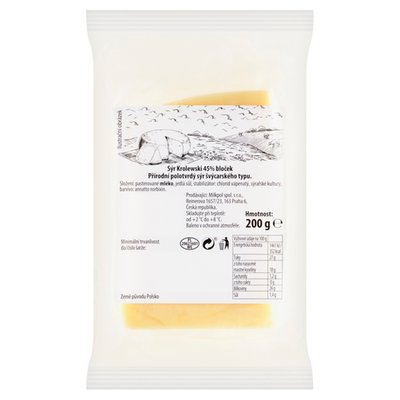 Obrázek ŠETŘÍME JÍDLEM: Sýr Krolewski 45% 200g bloček