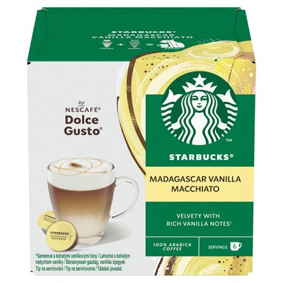 Obrázek ŠETŘÍME JÍDLEM: STARBUCKS Vanilla Macchiato by NESCAFÉ Dolce Gusto - 12 kapslí (6 šálků)