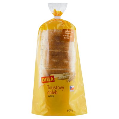 Obrázek ŠETŘÍME JÍDLEM: BILLA Toustový chléb světlý 500g