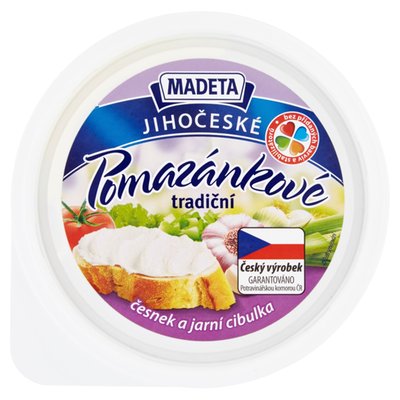 Obrázek ŠETŘÍME JÍDLEM: Jihočeské pomazánkové tradiční česnek a jarní cibulka 31% 150g