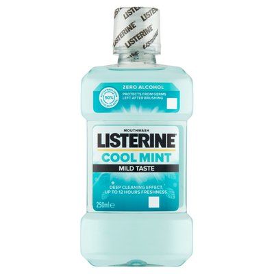 Obrázek Listerine Cool Mint Mild Taste ústní voda 250ml