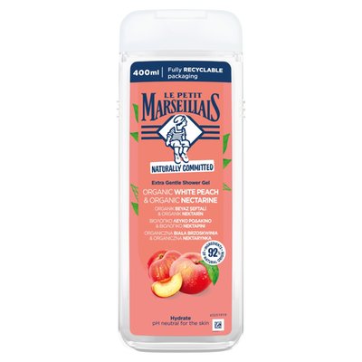 Obrázek Le Petit Marseillais Sprchový gel bio bílá broskev & bio nektarinka 400ml