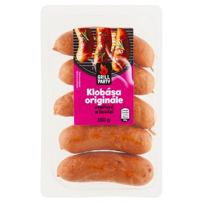 Obrázek ŠETŘÍME JÍDLEM: GRILL Party Klobása originále 350g