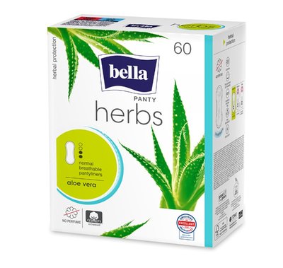 Obrázek BELLA Panty Herbs Aloe Vera 60 ks