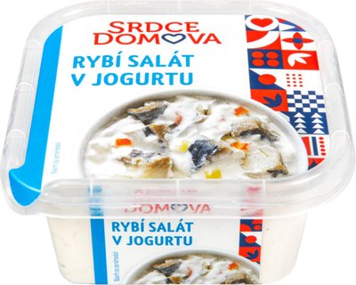 Obrázek Srdce domova Rybí salát v jogurtu 150g