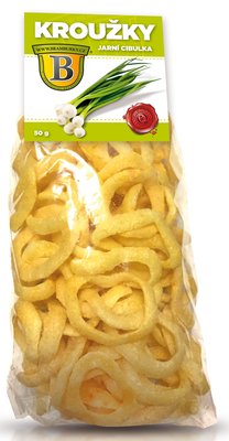 Obrázek ŠETŘÍMME JÍDLEM: Kroužky 50 g s příchutí jarní cibulky