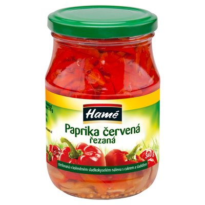 Obrázek Hamé Paprika červená řezaná 340g