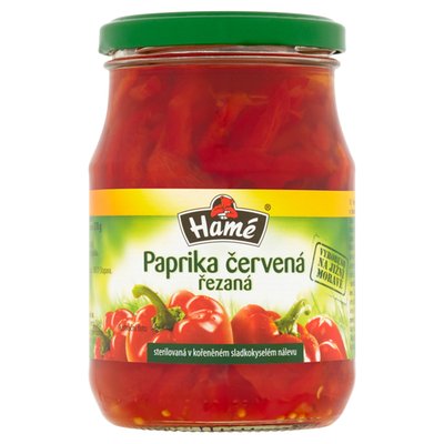 Obrázek Hamé Paprika červená řezaná 340g