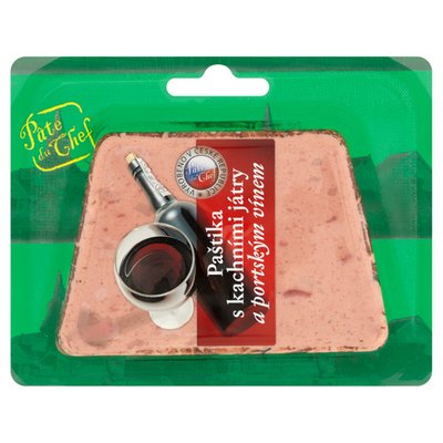 Obrázek ŠETŘÍME JÍDLEM: Paté Du Chef Paštika s kachními játry a portským vínem 125g