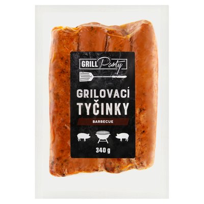 Obrázek ŠETŘÍME JÍDLEM: Grilovací masové tyčinky BBQ 340 g