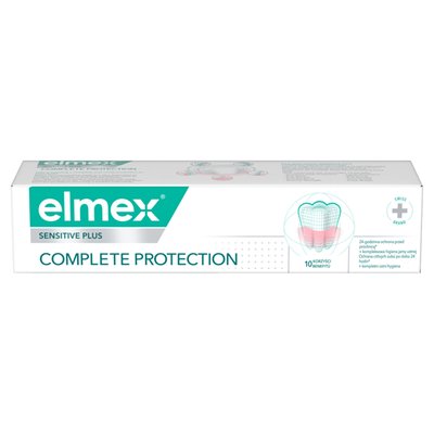 Obrázek elmex® Sensitive Plus Complete Protection zubní pasta pro kompletní ochranu zubů 75 ml