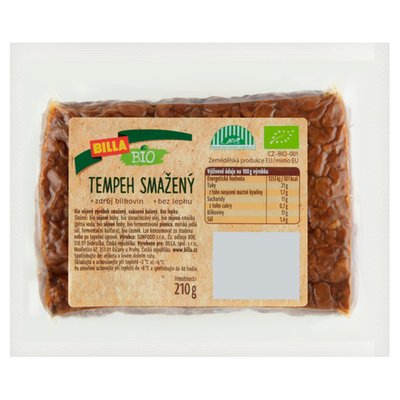 Obrázek ŠETŘÍME JÍDLEM: BILLA BIO Tempeh smažený 210g
