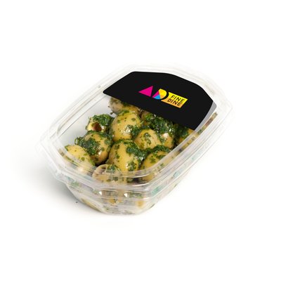 Obrázek ŠETŘÍME JÍDLEM: Zelené olivy bez pecky, 150g