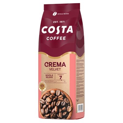 Obrázek Costa Coffee Crema Velvet Medium Roast pražená zrnková káva 1kg