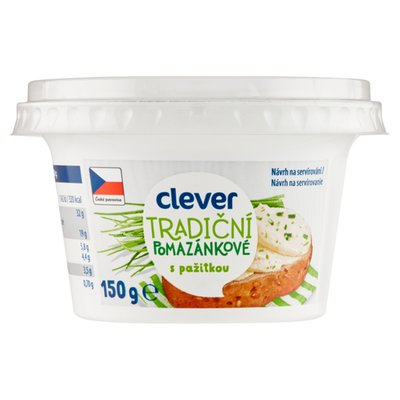 Obrázek ŠETŘÍME JÍDLEM: clever Tradiční pomazánkové s pažitkou 150g