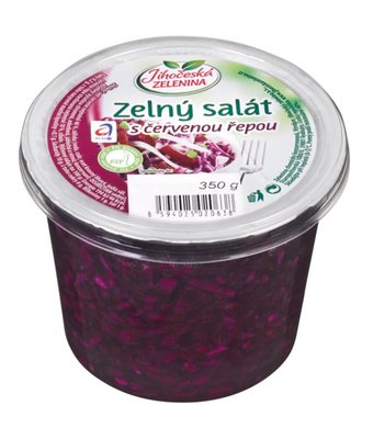 Obrázek ŠETŘÍME JÍDLEM: Zelný salát s červenou řepou 350g