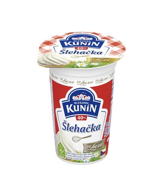 Obrázek ŠETŘÍME JÍDLEM: Kunín Šlehačka de luxe 40%, 200g