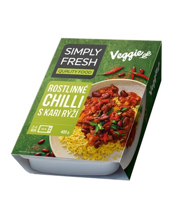 Obrázek ŠETŘÍME JÍDLEM: Veggie chilli s kari rýží, 400g