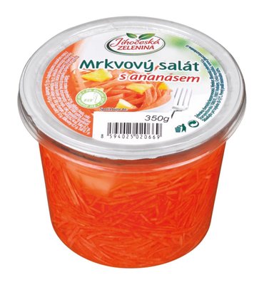 Obrázek ŠETŘÍME JÍDLEM: Mrkvový salát s ananasem 350g
