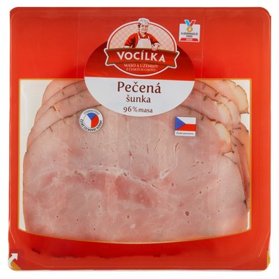 Obrázek ŠETŘÍME JÍDLEM: VOCÍLKA Pečená šunka 96% masa 100g