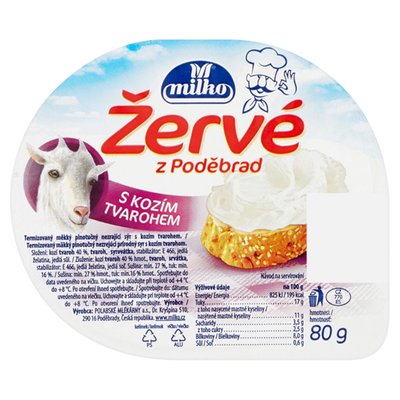 Obrázek ŠETŘÍME JÍDLEM: Milko Žervé z Poděbrad s kozím tvarohem 80g