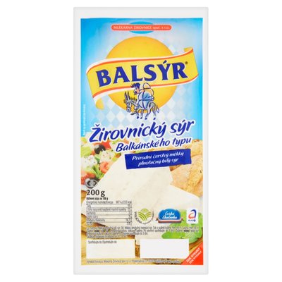 Obrázek ŠETŘÍME JÍDLEM: Balsýr Žirovnický sýr balkánského typu 200g