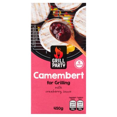 Obrázek ŠETŘÍME JÍDLEM: GRILL Party Camembert na gril s brusinkovou omáčkou 450g
