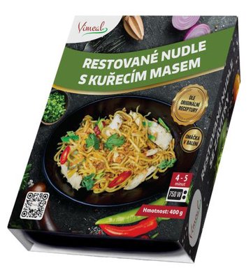 Obrázek ŠETŘÍME JÍDLEM: Vimeal Restované nudle s kuřecím masem 350g