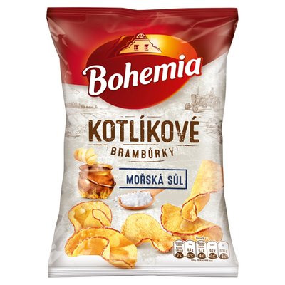 Obrázek Bohemia Kotlíkové brambůrky mořská sůl 100g