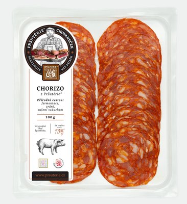 Obrázek ŠETŘÍME JÍDLEM: Chorizo z Pršutérie 100g krájené