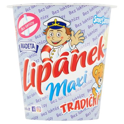 Obrázek ŠETŘÍME JÍDLEM: Lipánek MAXI smetanový bez laktózy 130 g