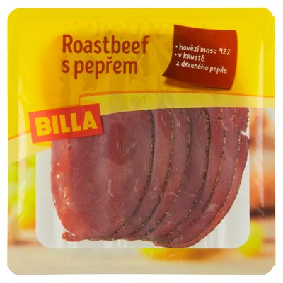 Obrázek ŠETŘÍME JÍDLEM: BILLA Roastbeef s pepřem 100g